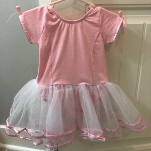 SOLD set of pink & black leotard/tutus 💃🏻